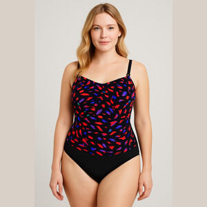 MAGICSUIT KALEIDOSCOPE ONE PC SWIMSUIT SZ 14